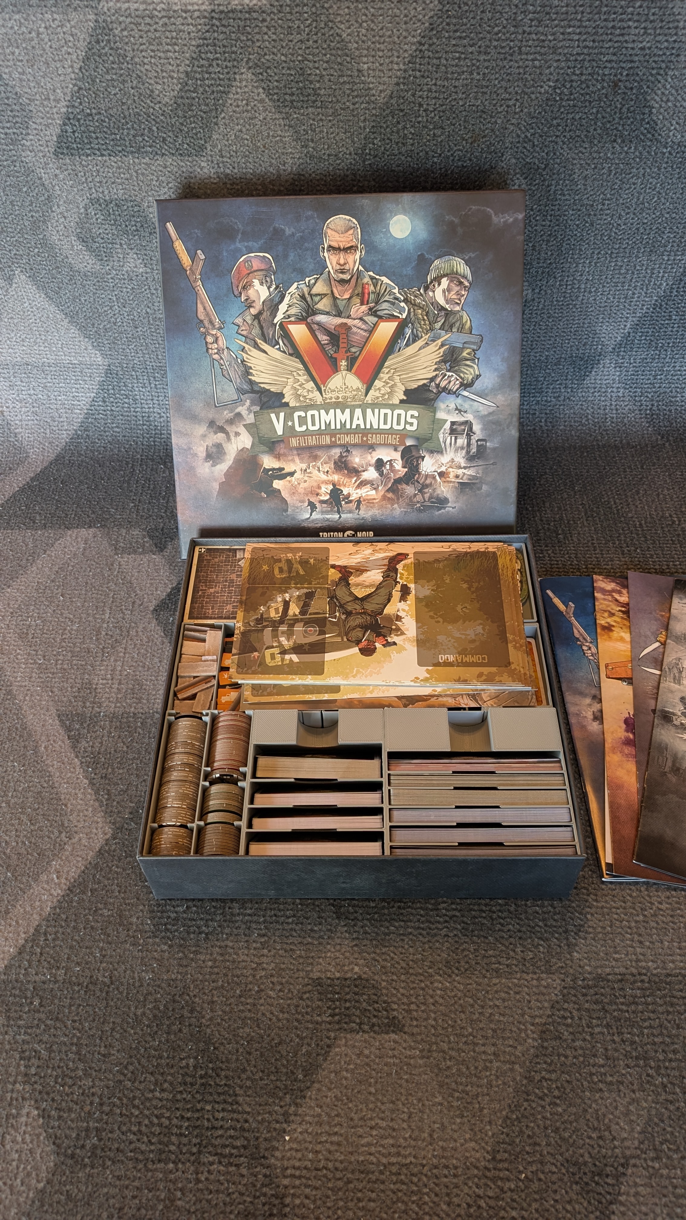 V-Sabotage Board Game Insert/Organizer