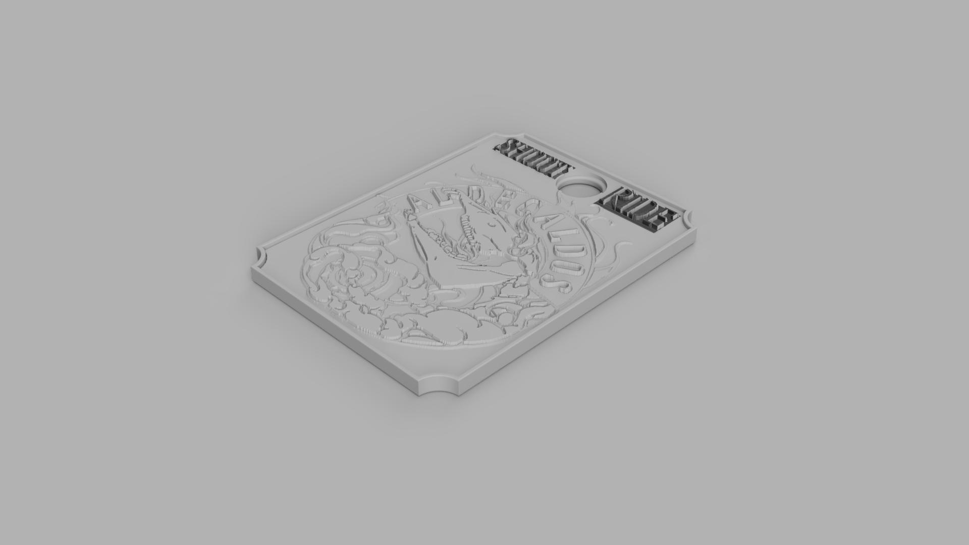 Cyberpunk Aldecaldos keyring