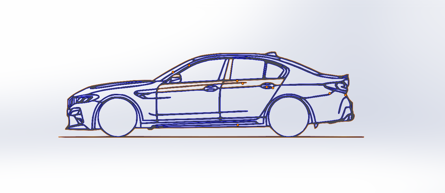 BMW M5 Competition Line Art Wall Decor