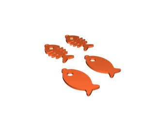 Fish earrings
