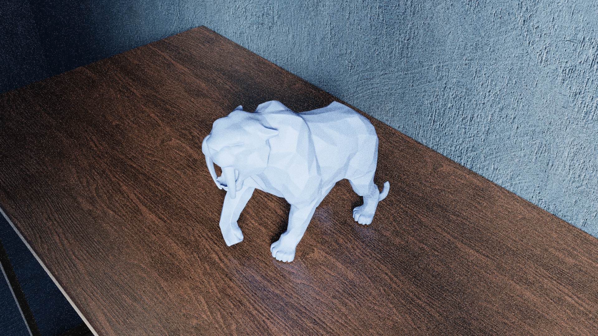 Low Poly Sabre Tooth — miniatura 6
