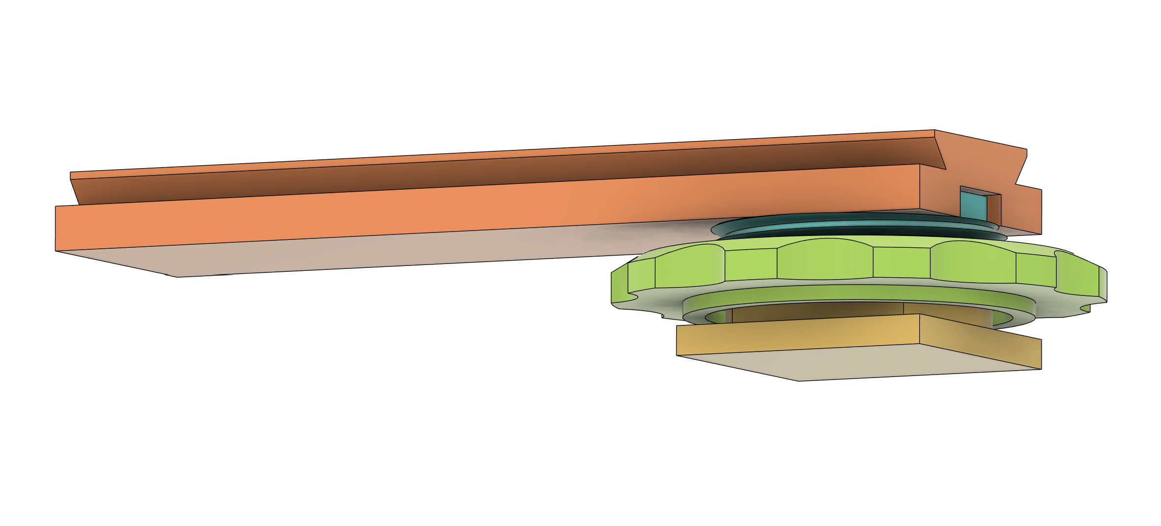 Hotshoe adapter for red dot finder