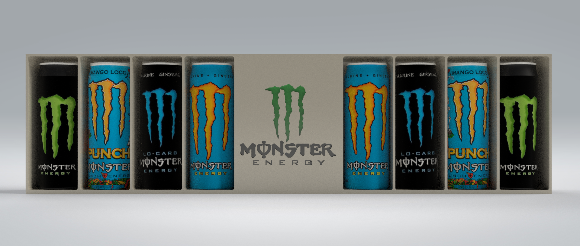 Monster Drinks Stand