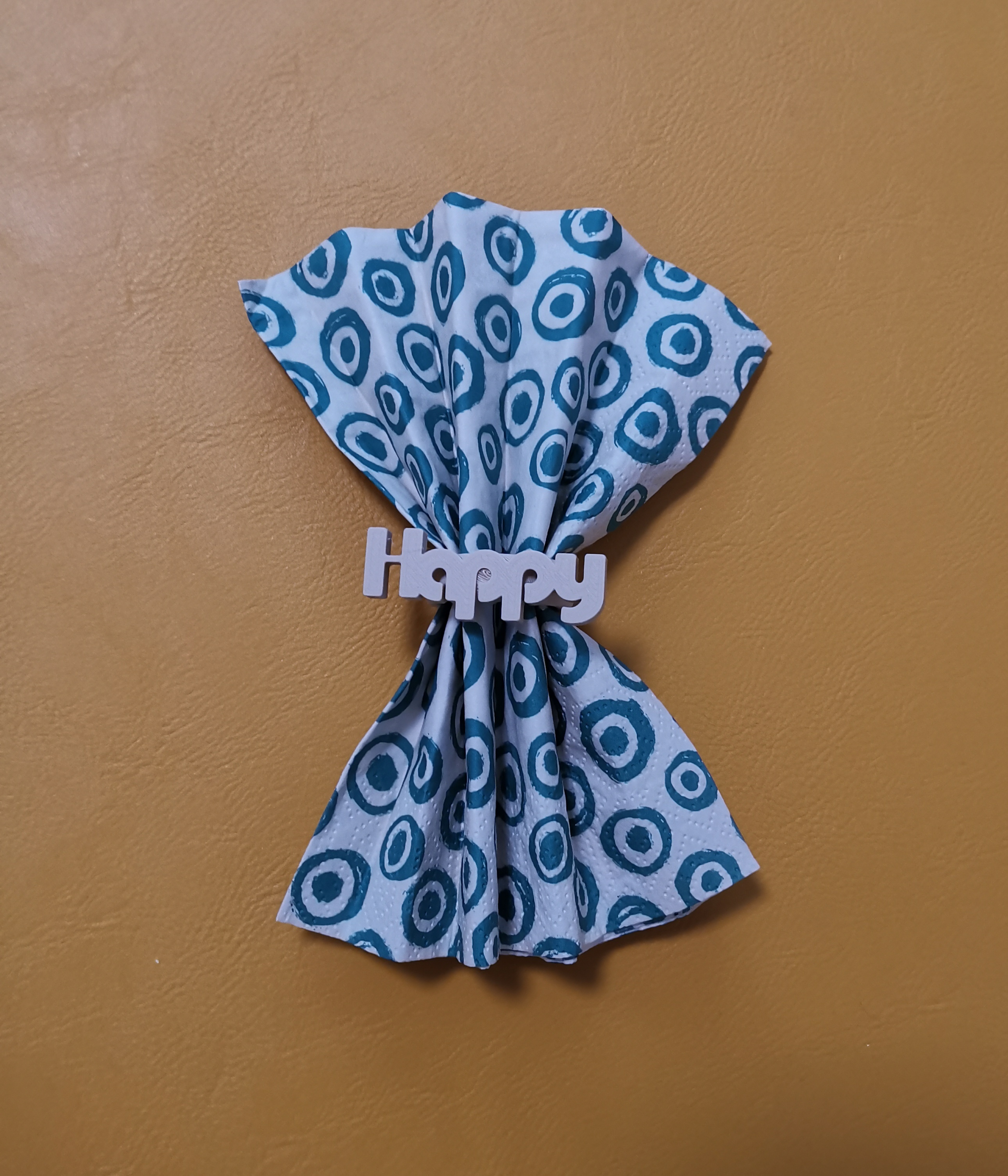 Ring Happy Easter napkin holder
