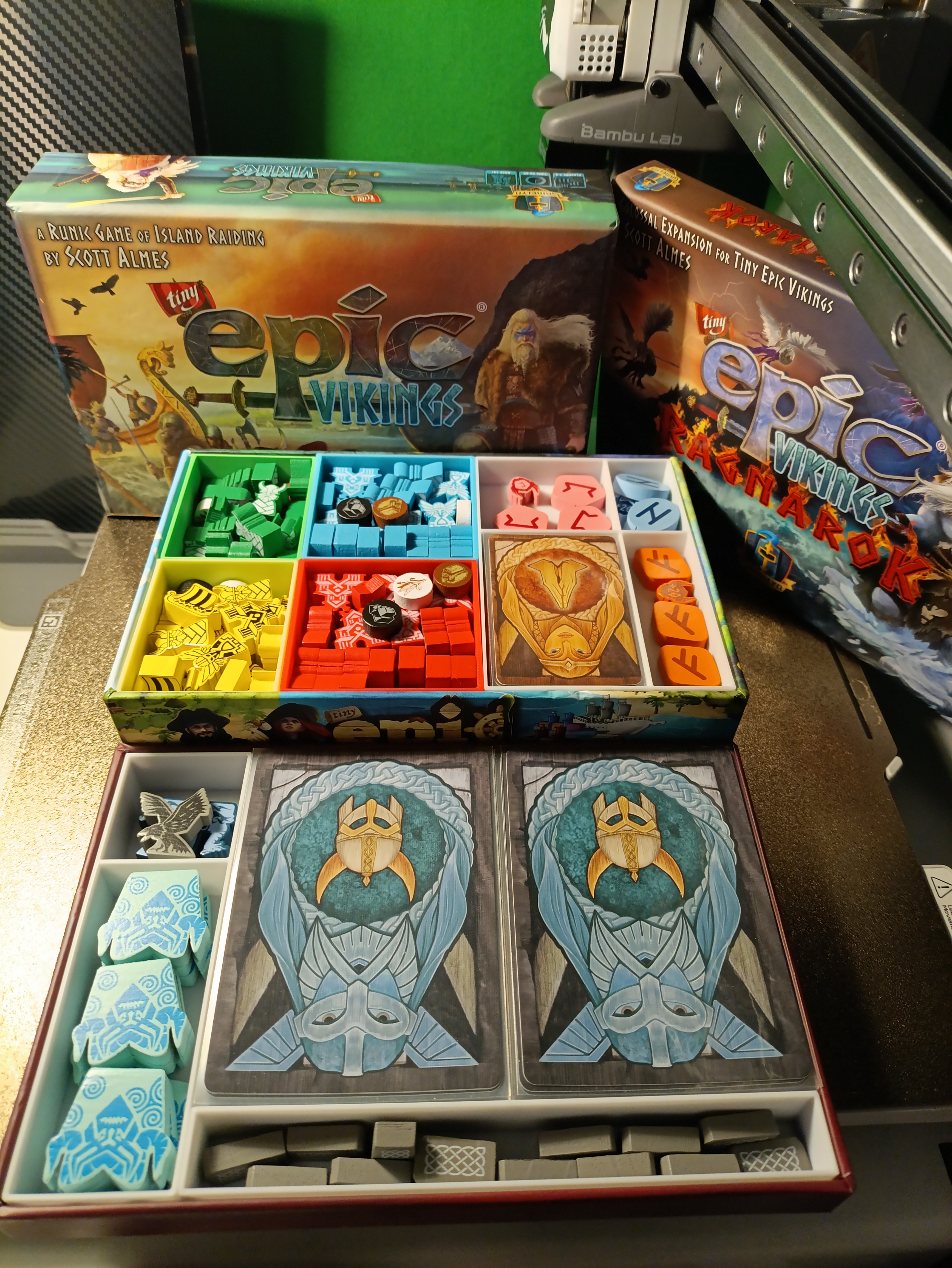 Tiny Epic Vikings Deluxe Insert Ragnarok Valkyrie