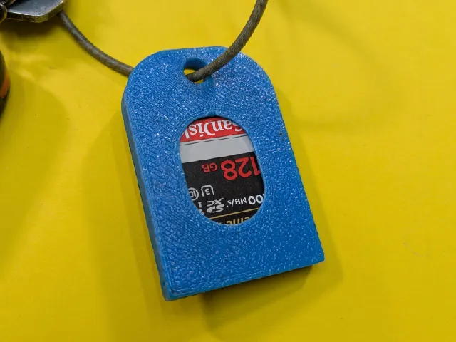 SD Card Key Fob