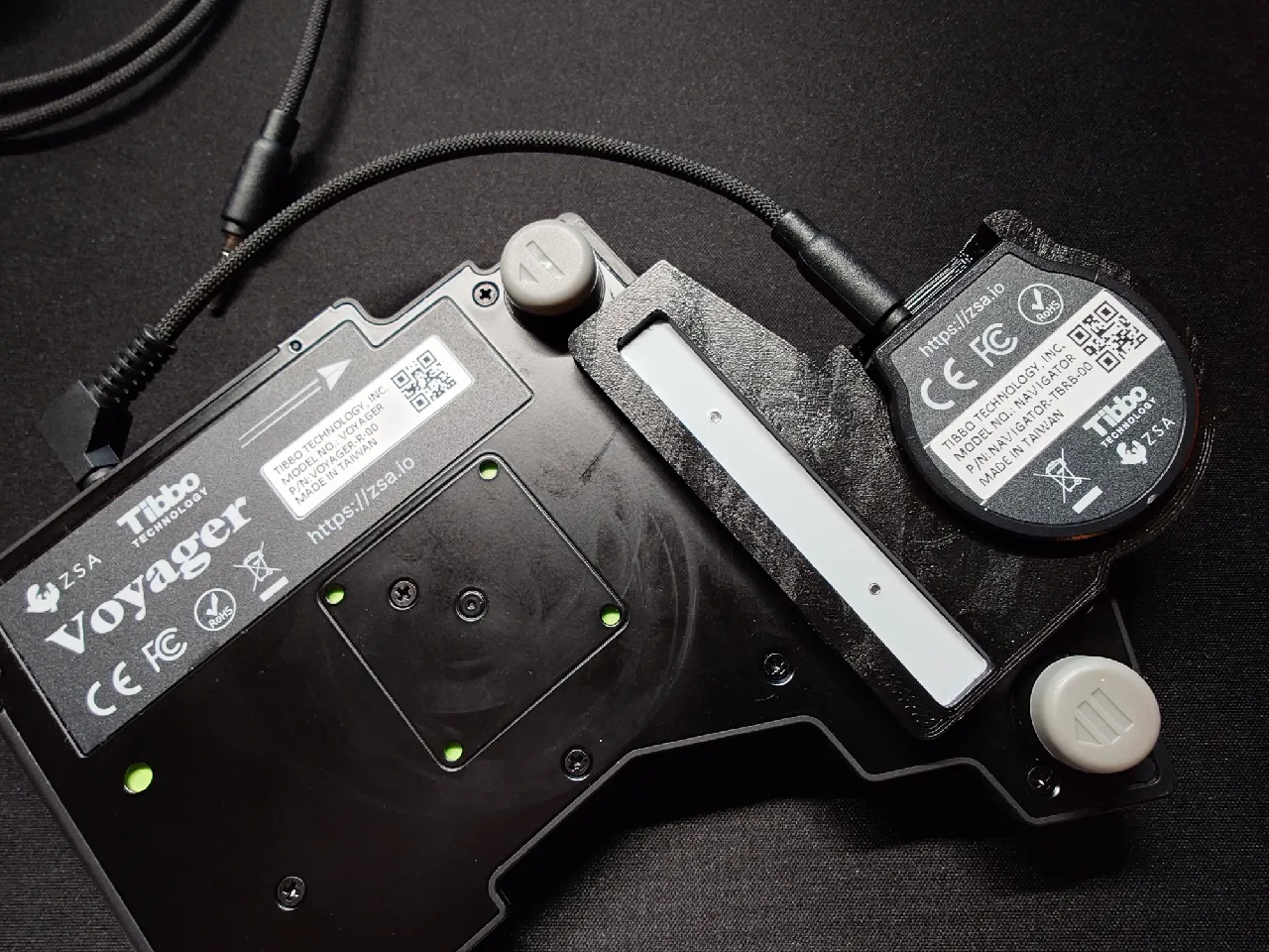 ZSA Navigator Brakets for Thumb Trackball Setup by Rob the 3D