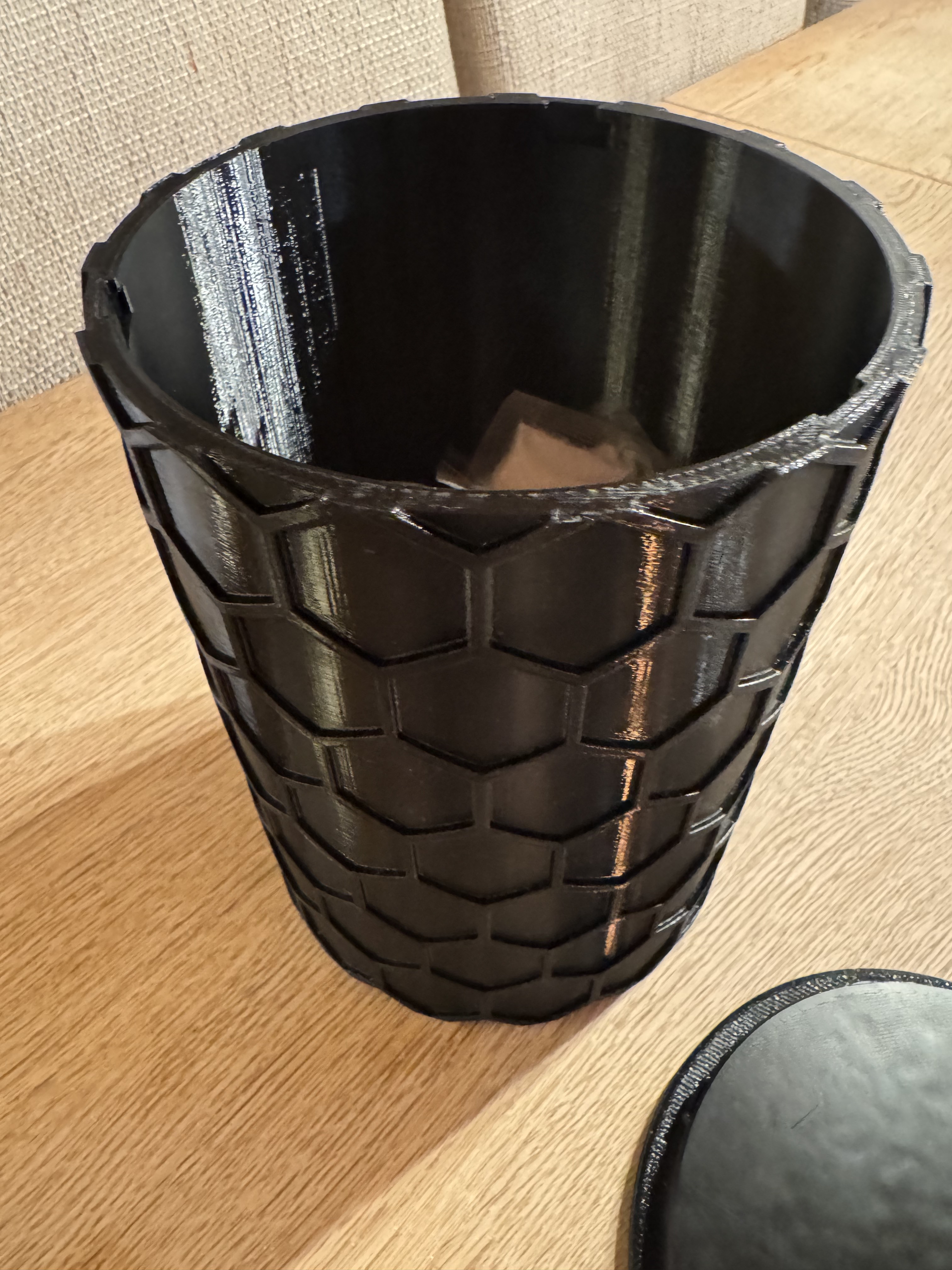 Fire Starter Container – Diamond Pattern Twist Lid