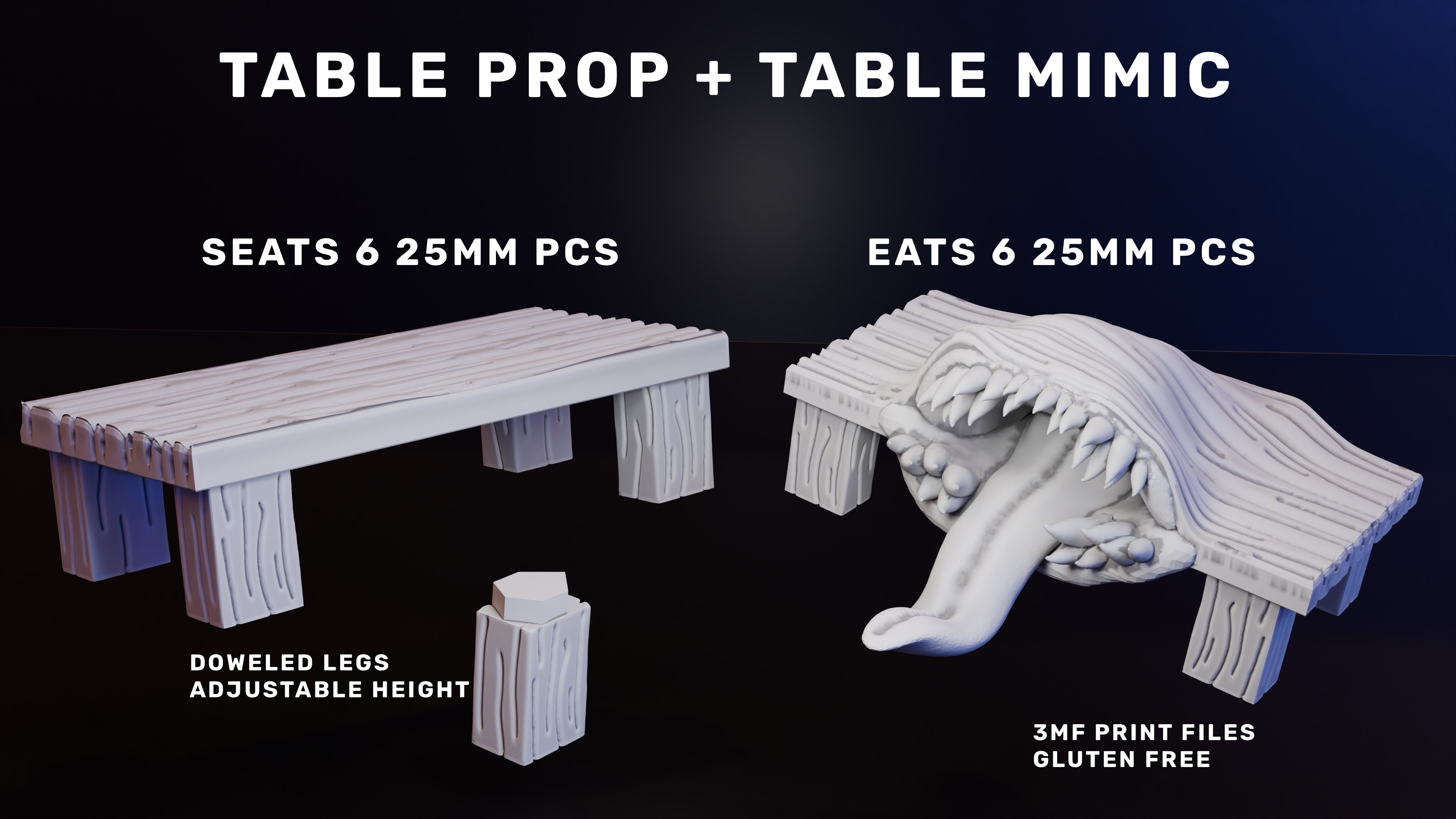 Table Prop, Mimic (DND / TTRPG)
