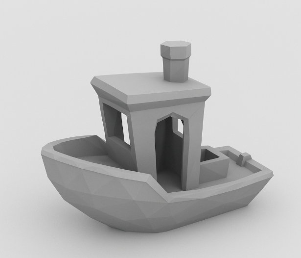 Low poly benchy