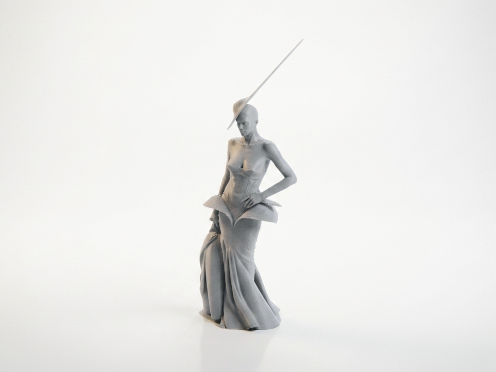 Fashion Model Figurine Female Figure 3D Printable