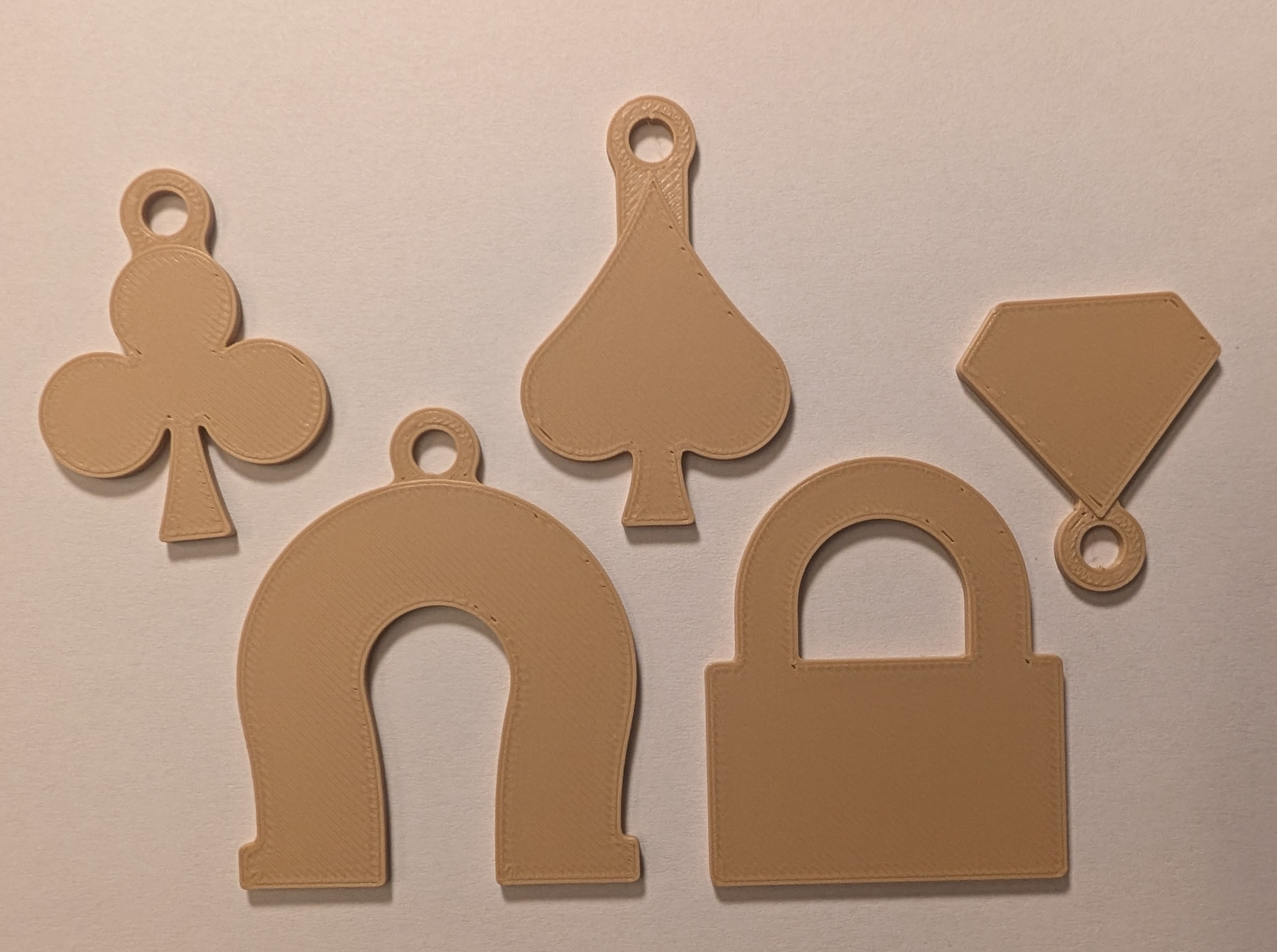 Keychain Blanks - Basic Shapes 4