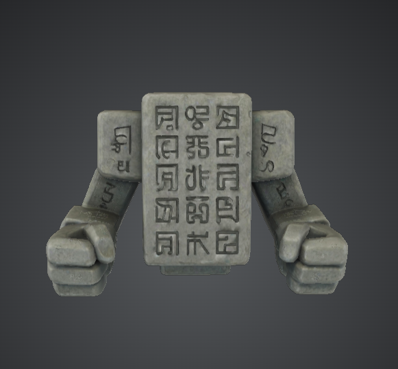 Runic Stone Golem – Animated Guardian Construct