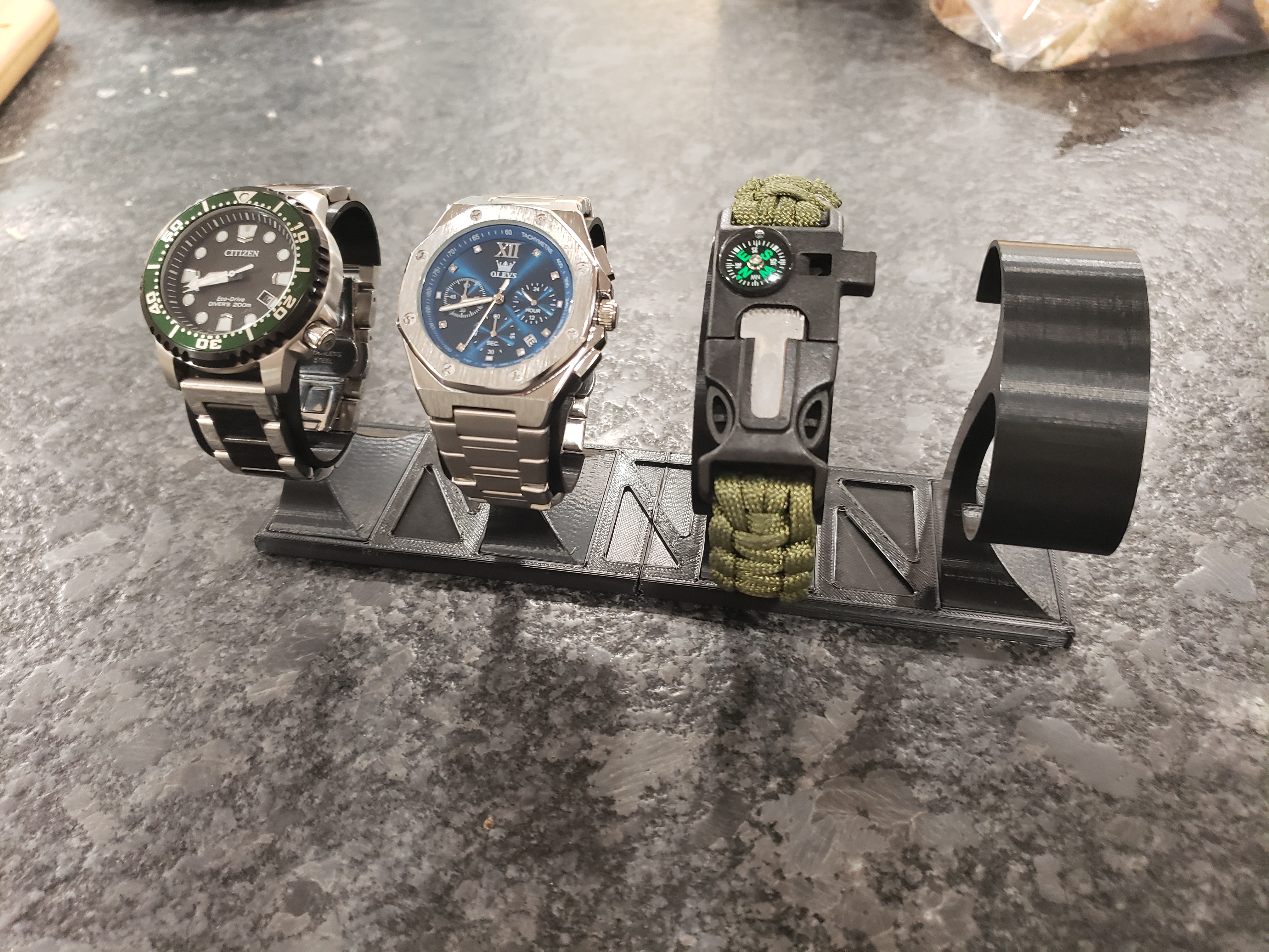Brutalist Watch Stand Organizer
