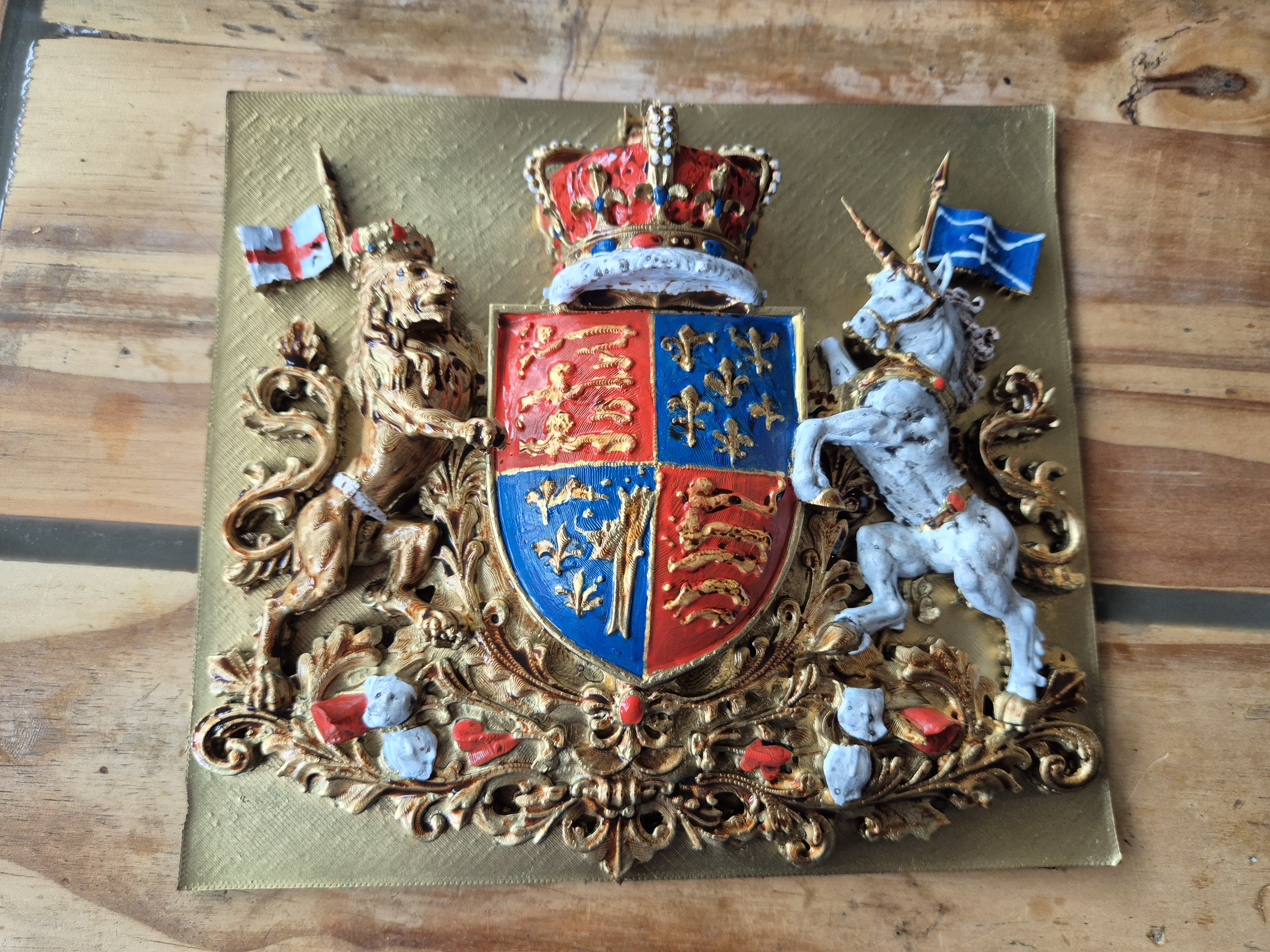 Heraldic Coat of Arms of King Henry V of England