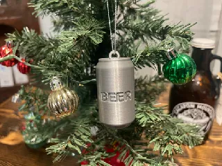 BEER CAN CHRISTMAS TREE ORNAMENT