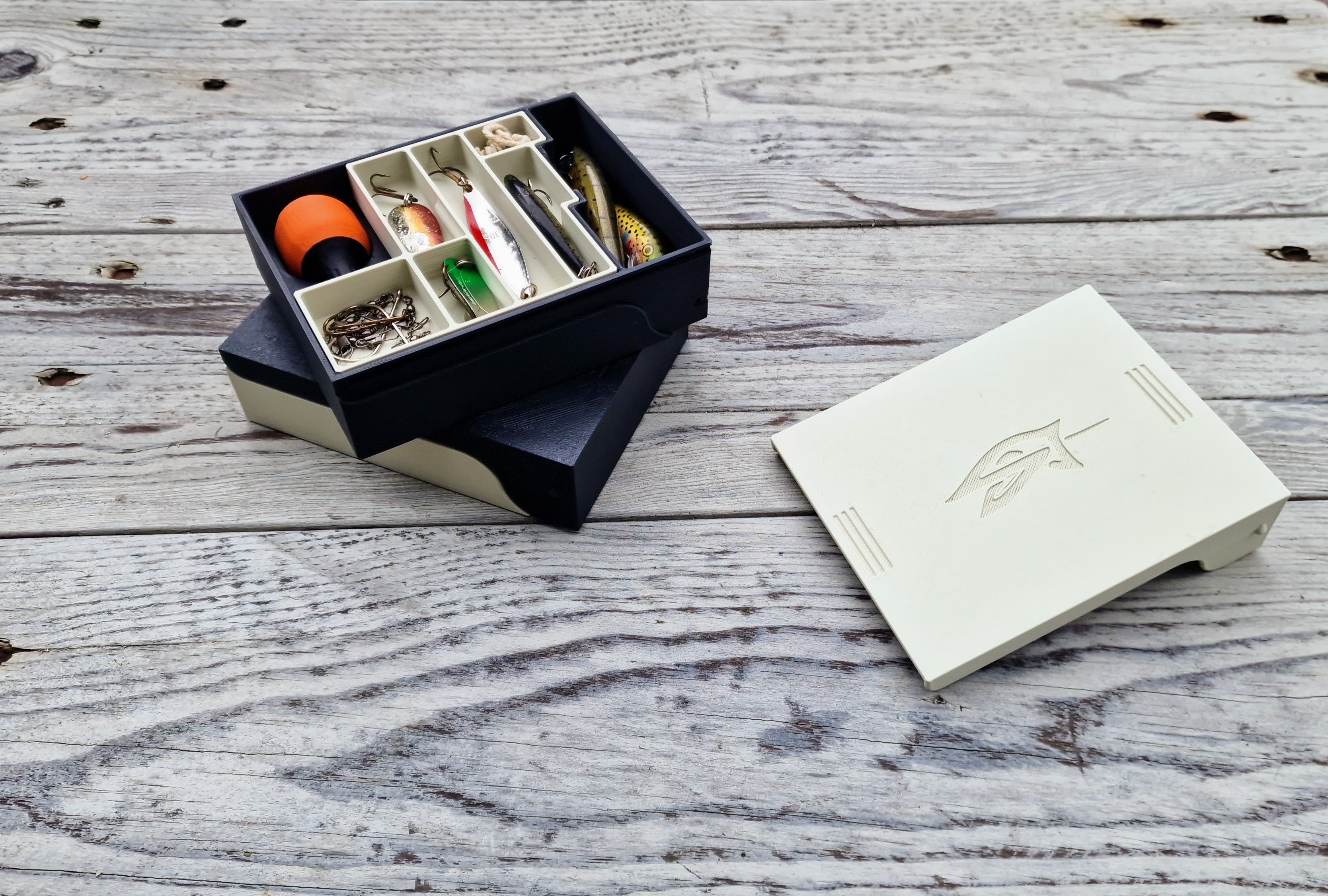 Medium two-compartment tackle box — miniatura 3