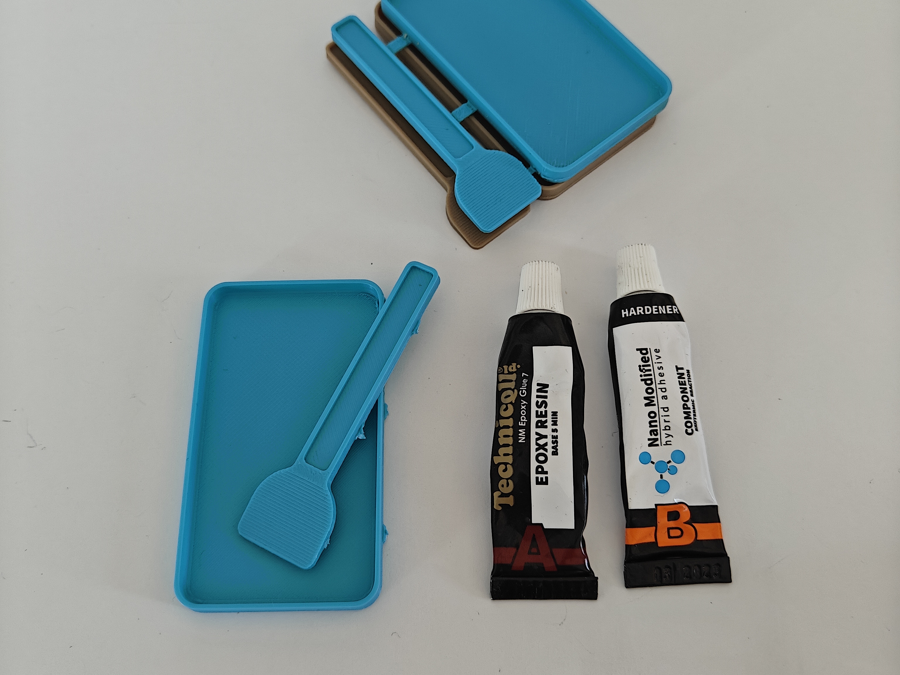 Epoxy Mixing Tray & Spatula | Snap-Off Design (6g)