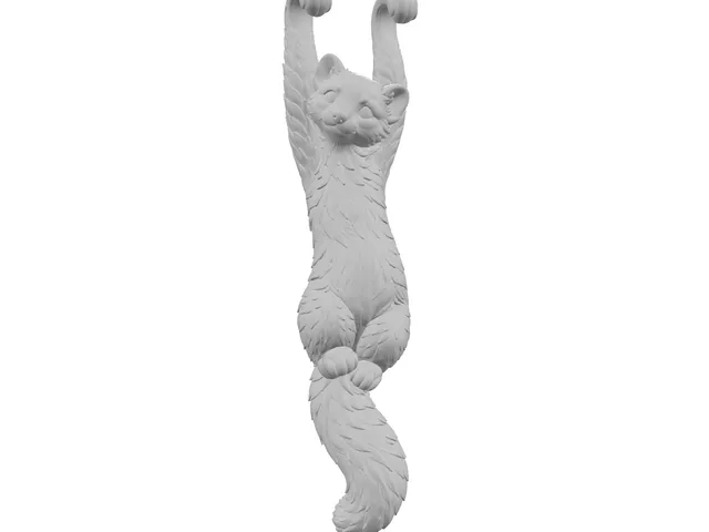 Hanging Marten with Paw Hooks – Christmas Tree Ornament