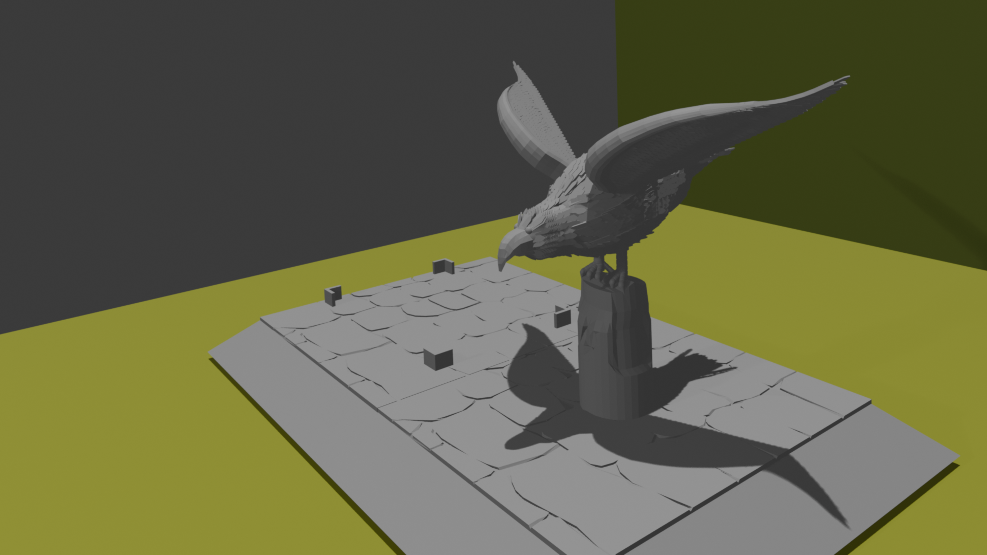 Magic Bird Token – 3D Printable Creature Token