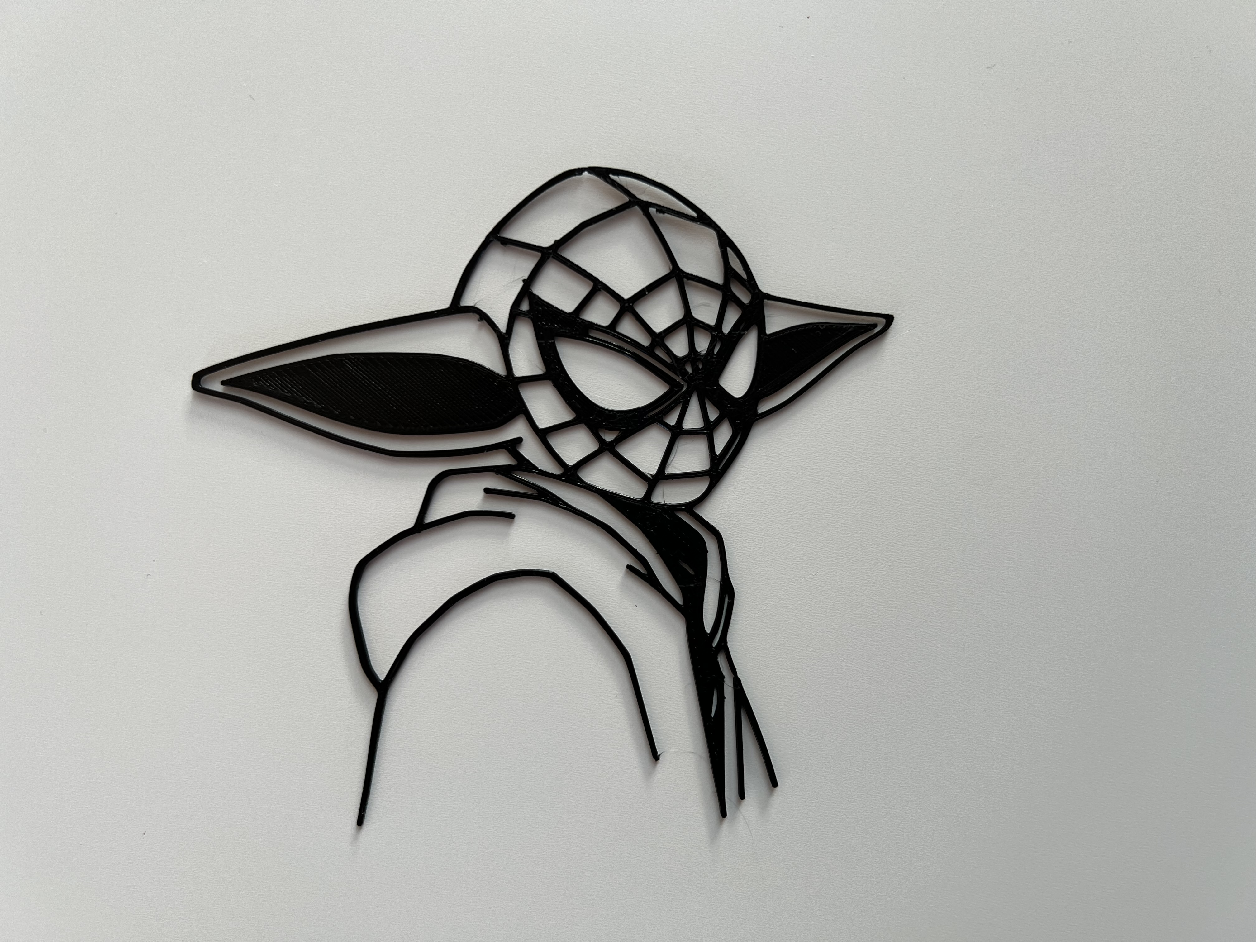 Yoda Wall Art #5 (Spiderman)