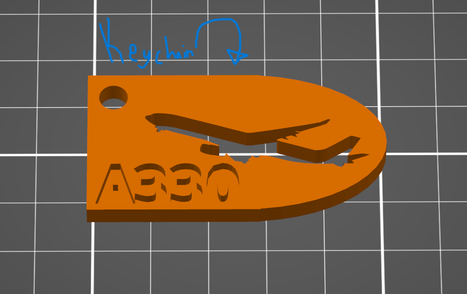 A330 Keychain