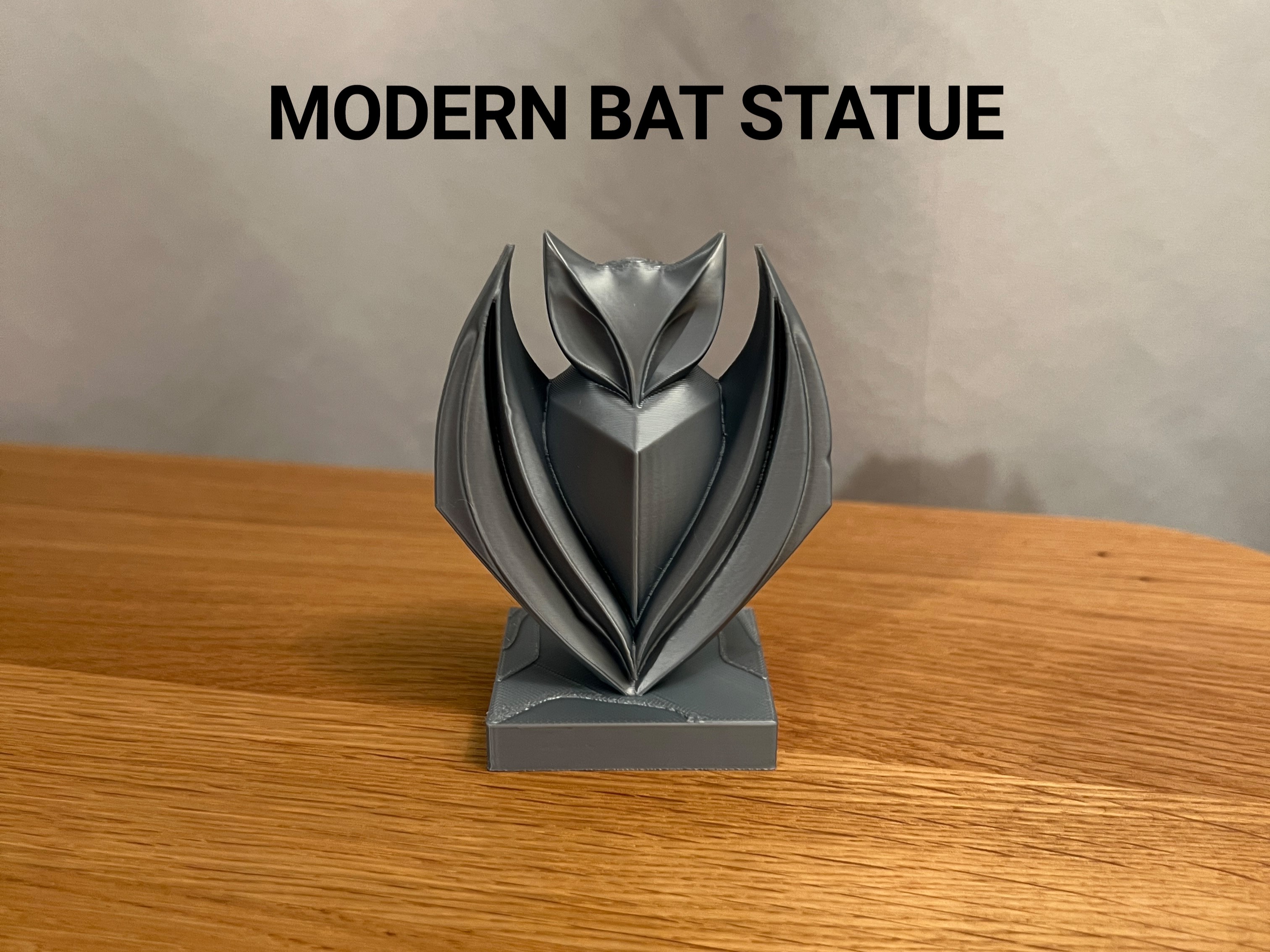 Modern Bat Statue