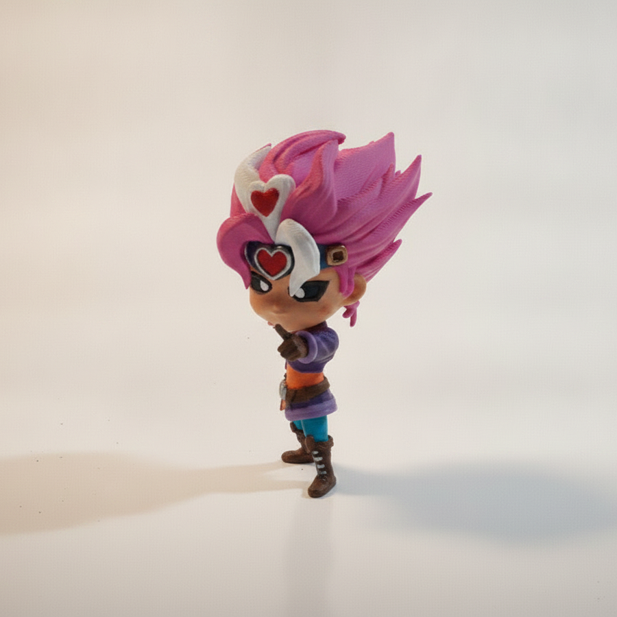 Chibi Dio Brando From Jojo With The World Stand Figurine 3D Printable
