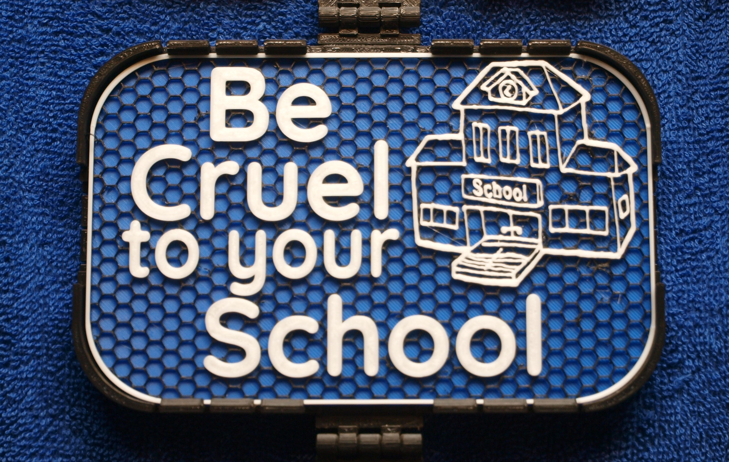 Be Cruel / Cool to your School signs