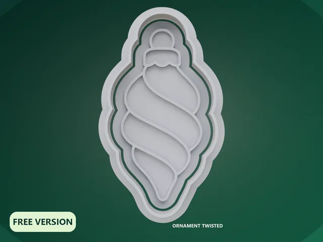 Christmas Ornaments Cookie Cutter STL – 3D Print Biscuit Mold