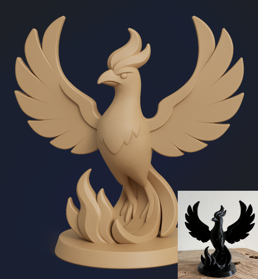Phoenix Statue