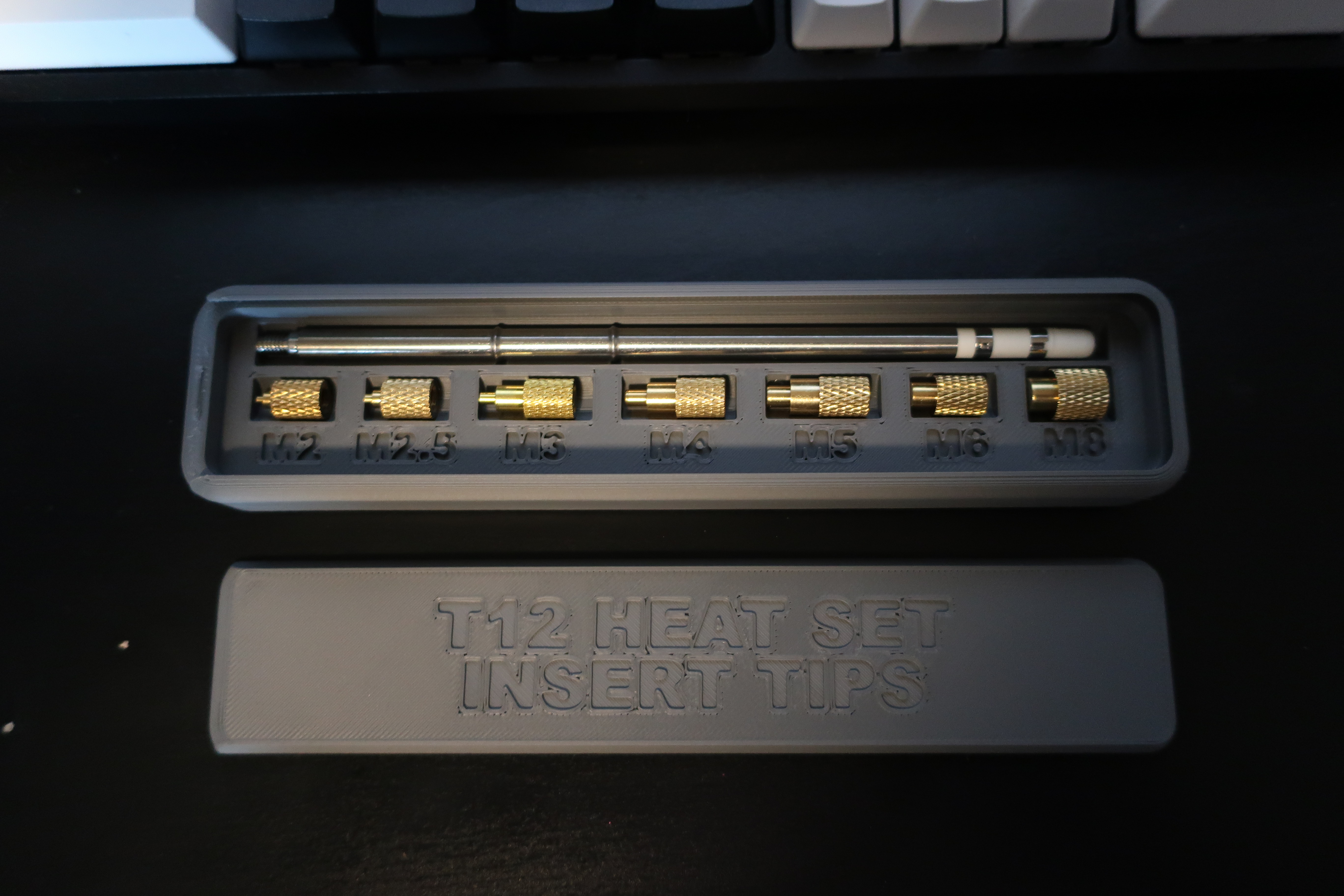 Case for T12 Soldering Iron Heat-set Insert Tips