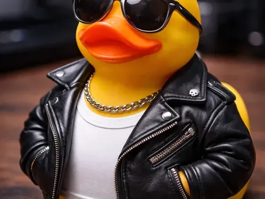 Biker Duck