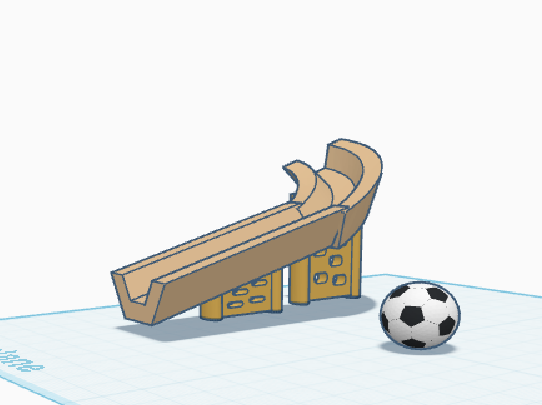 Cool slide with ball