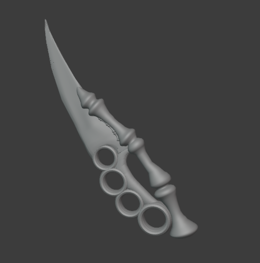 Knife with Bone Handle