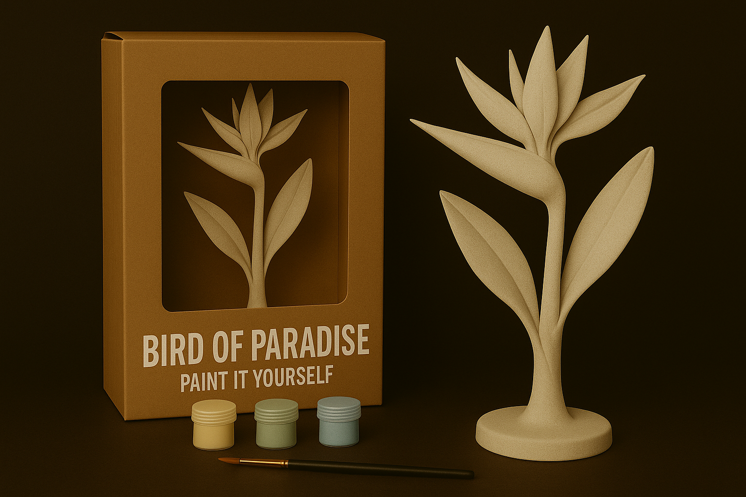 Bird of Paradise – Paint-It-Yourself