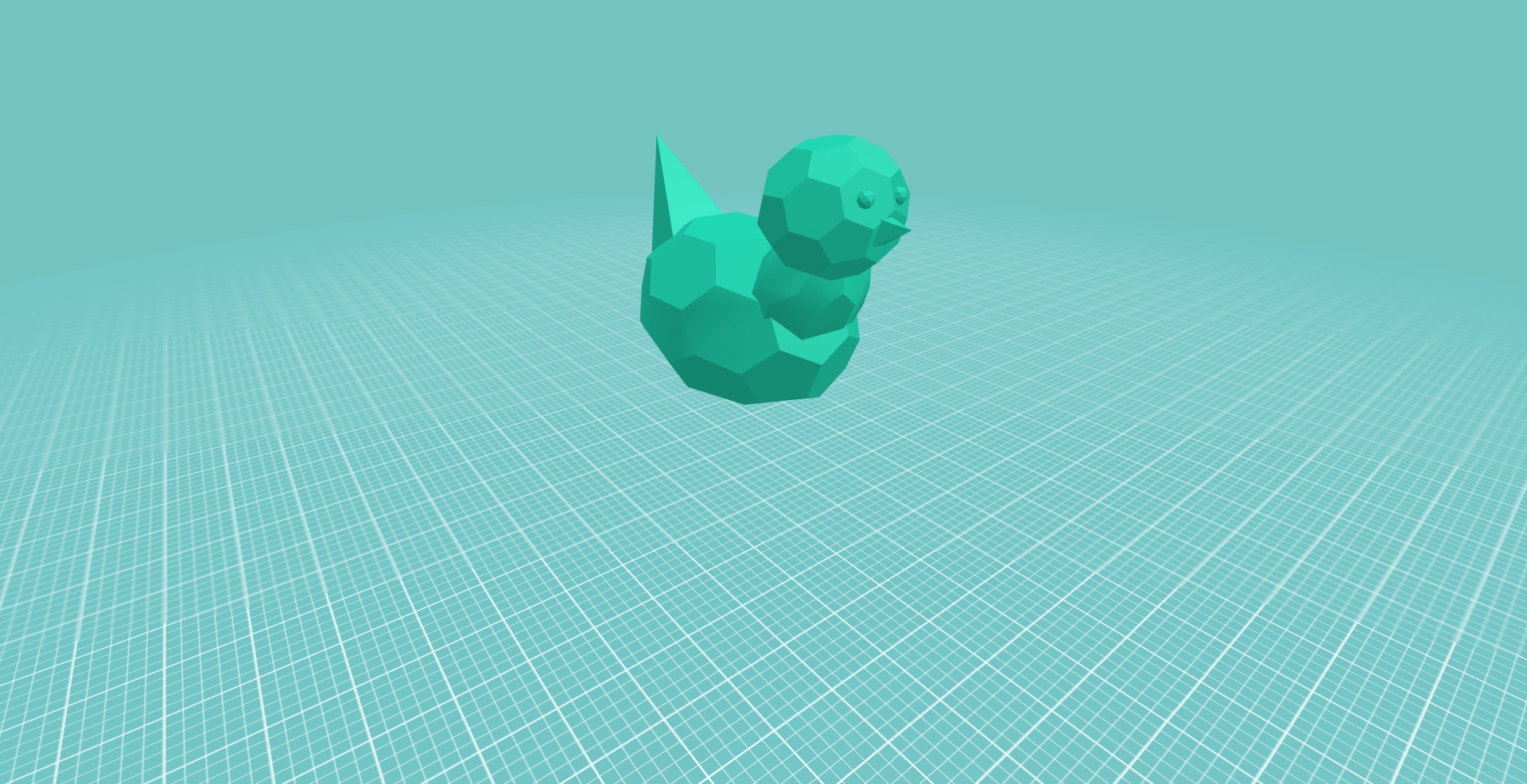 big honey the low poly chicken 3D model by prusapeople