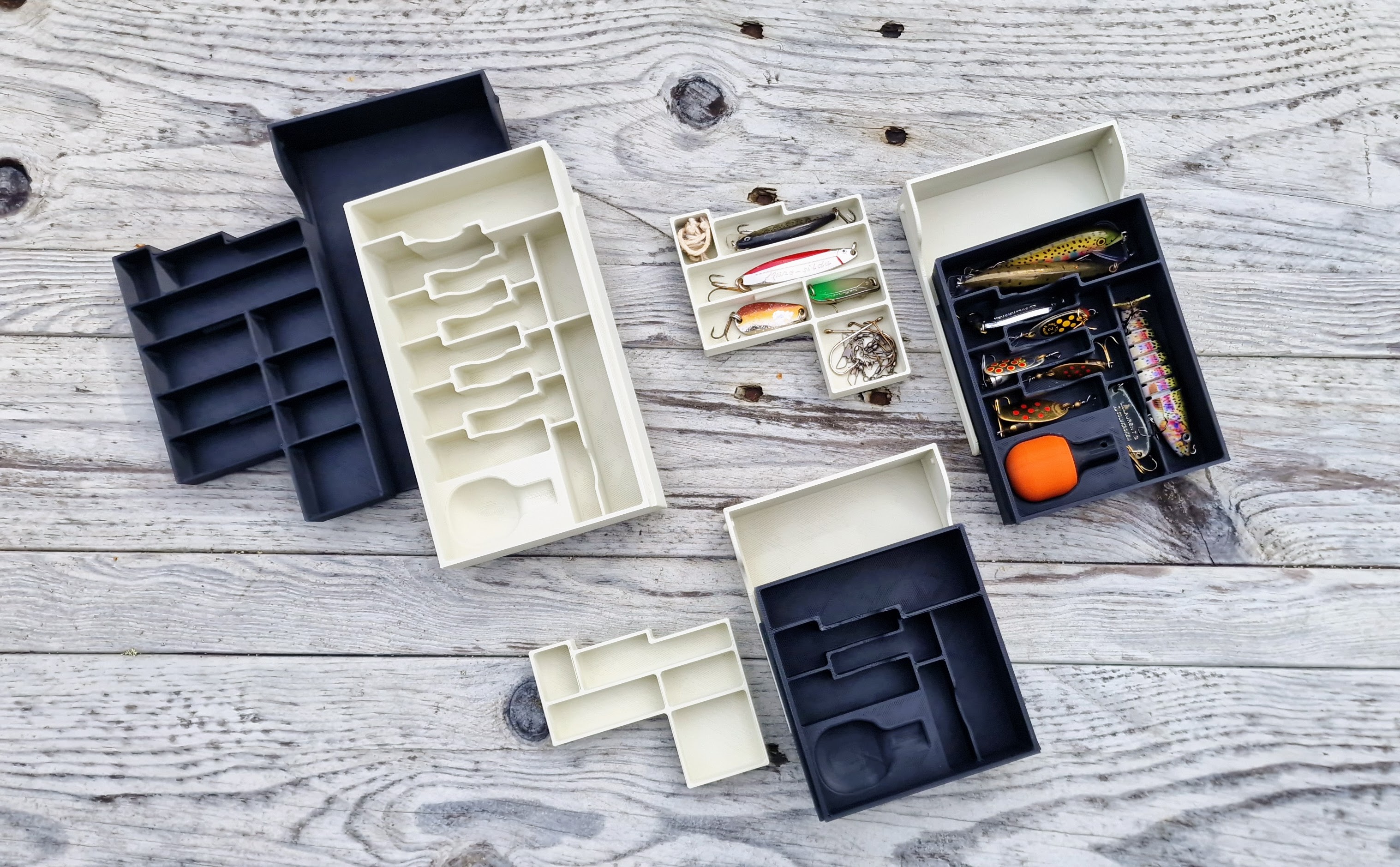 Medium two-compartment tackle box — miniatura 6