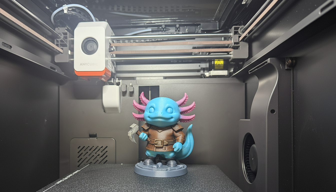 Axolotl with Axe