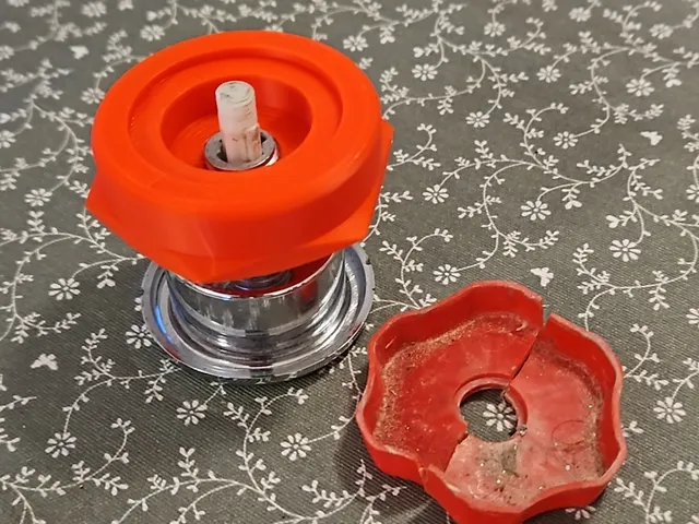 Reinforced replacement part for toilet cistern push button (Brand:Gala)