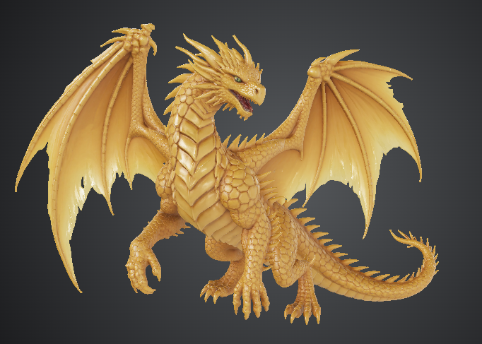 Gold dragon