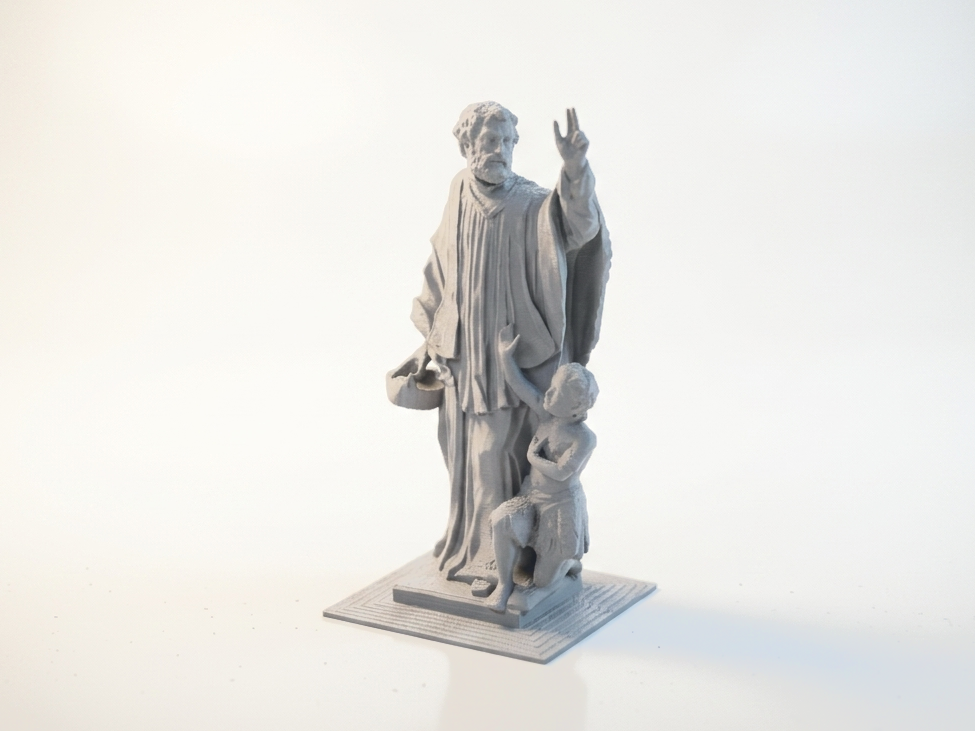 Iron St Francis Xavier Statue Classical Sculpture 3D Printable