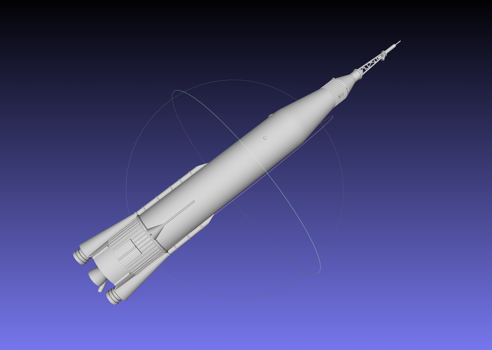 Mercury Atlas LV-3B Printable Rocket Model