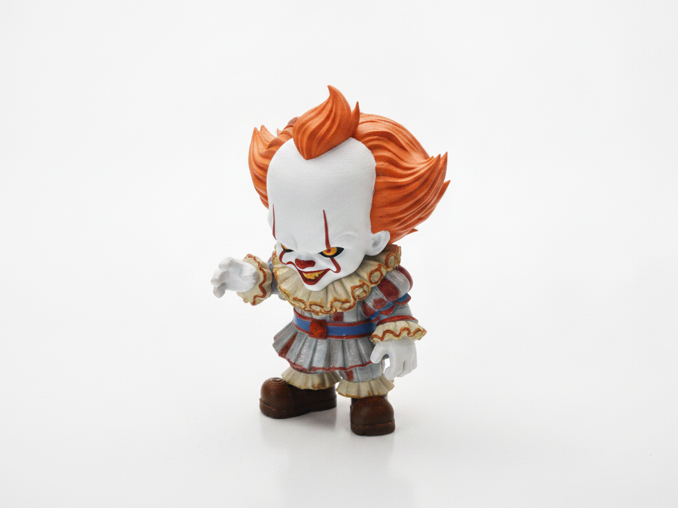 Pennywise Clown Horror Movie Figurine 3D Printable