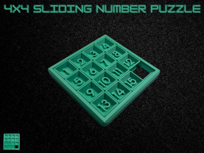 4x4 Sliding Number Puzzle