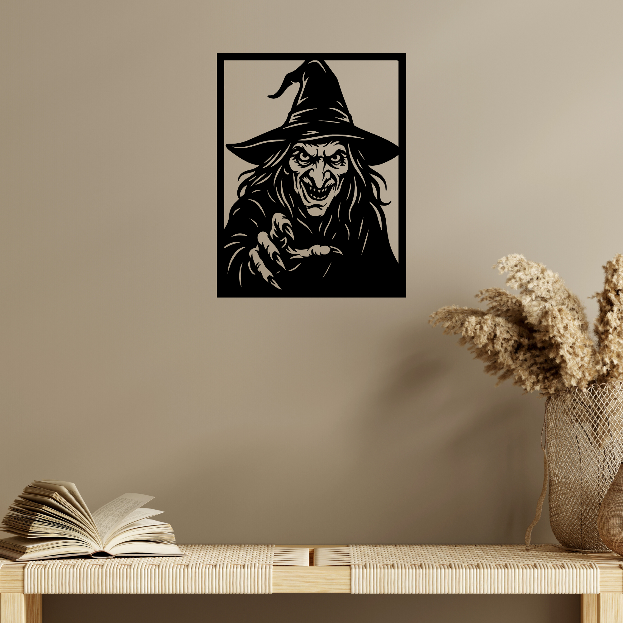 Halloween Witch Wall Art