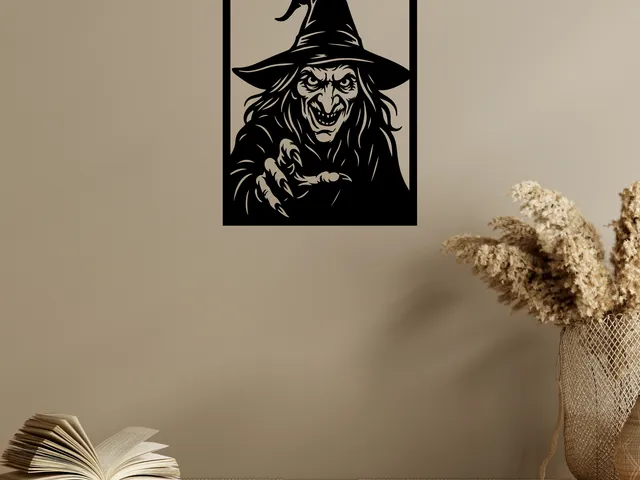 Halloween Witch Wall Art