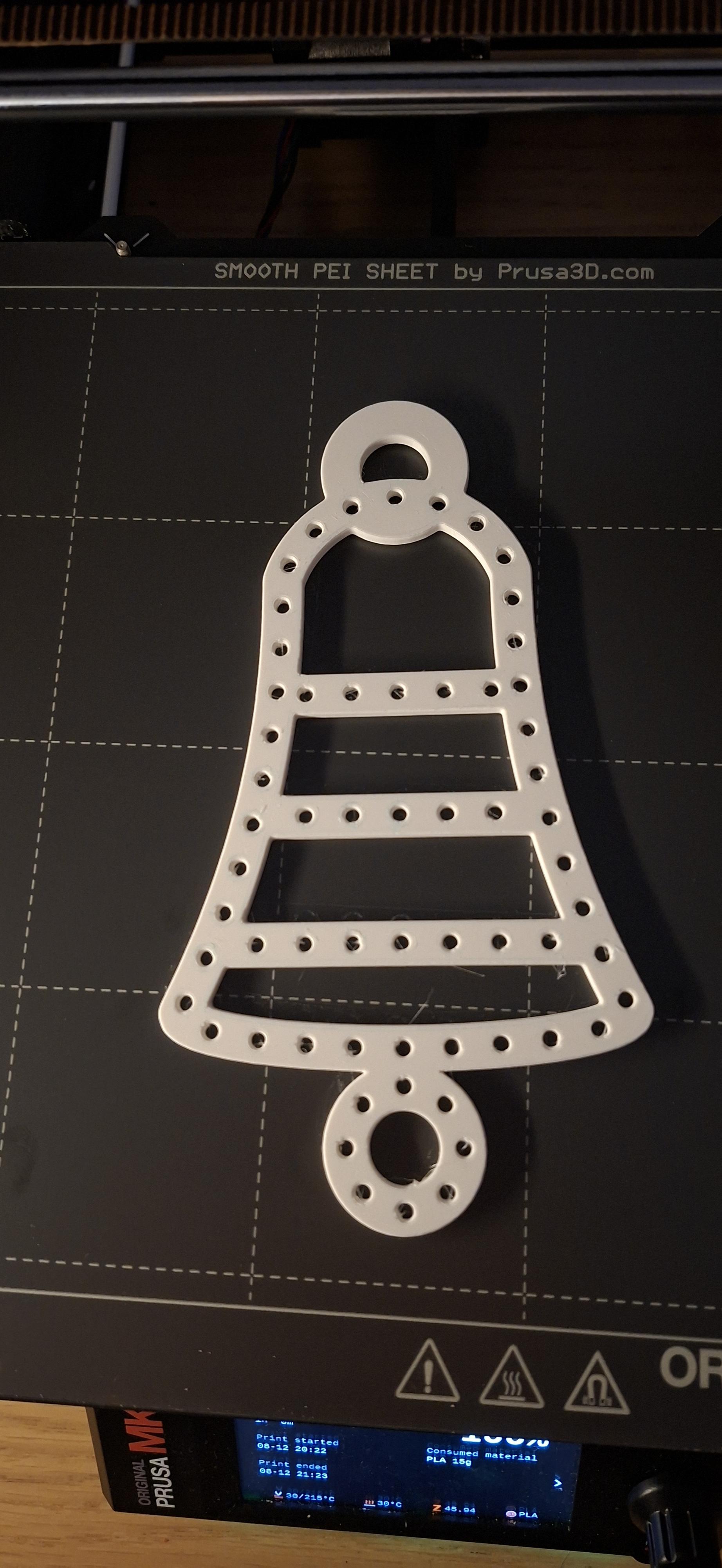 Bell Lacing Ornaments - sewable bells