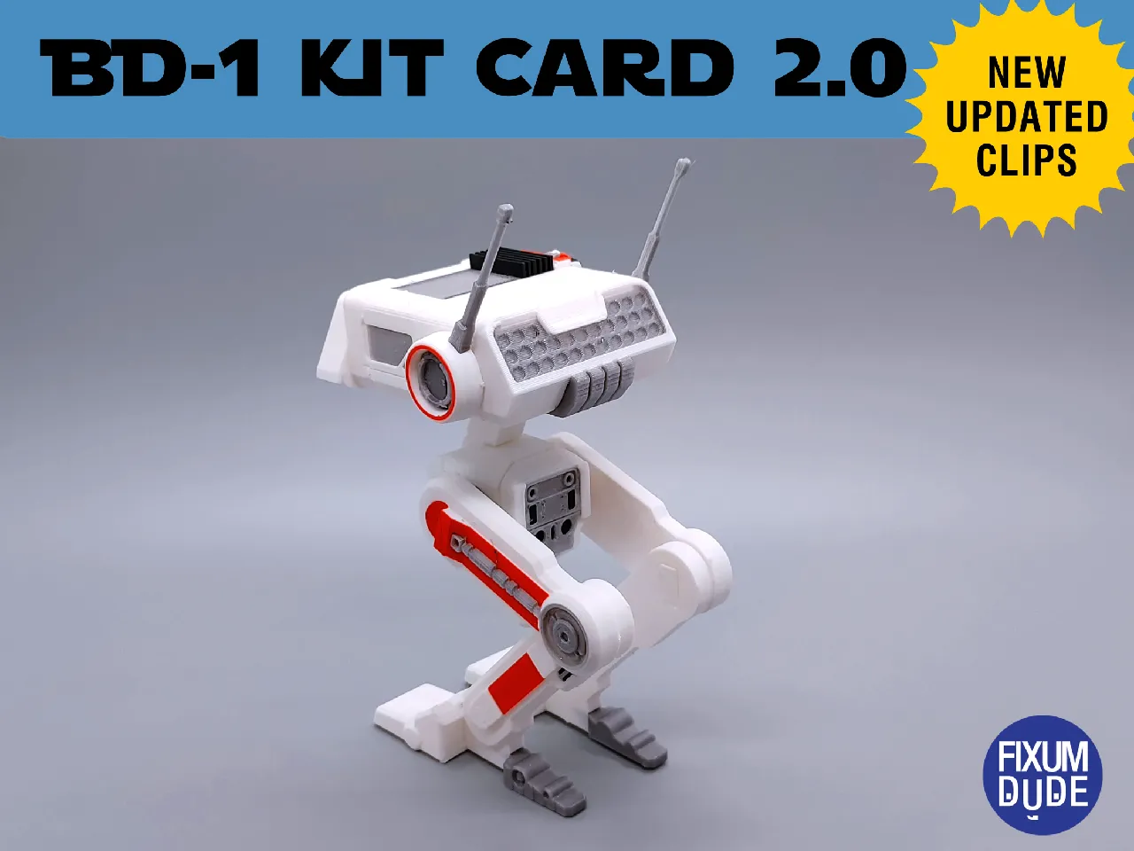 BD-1 Droid Kit Card 2.0 by fixumdude | Download free STL model