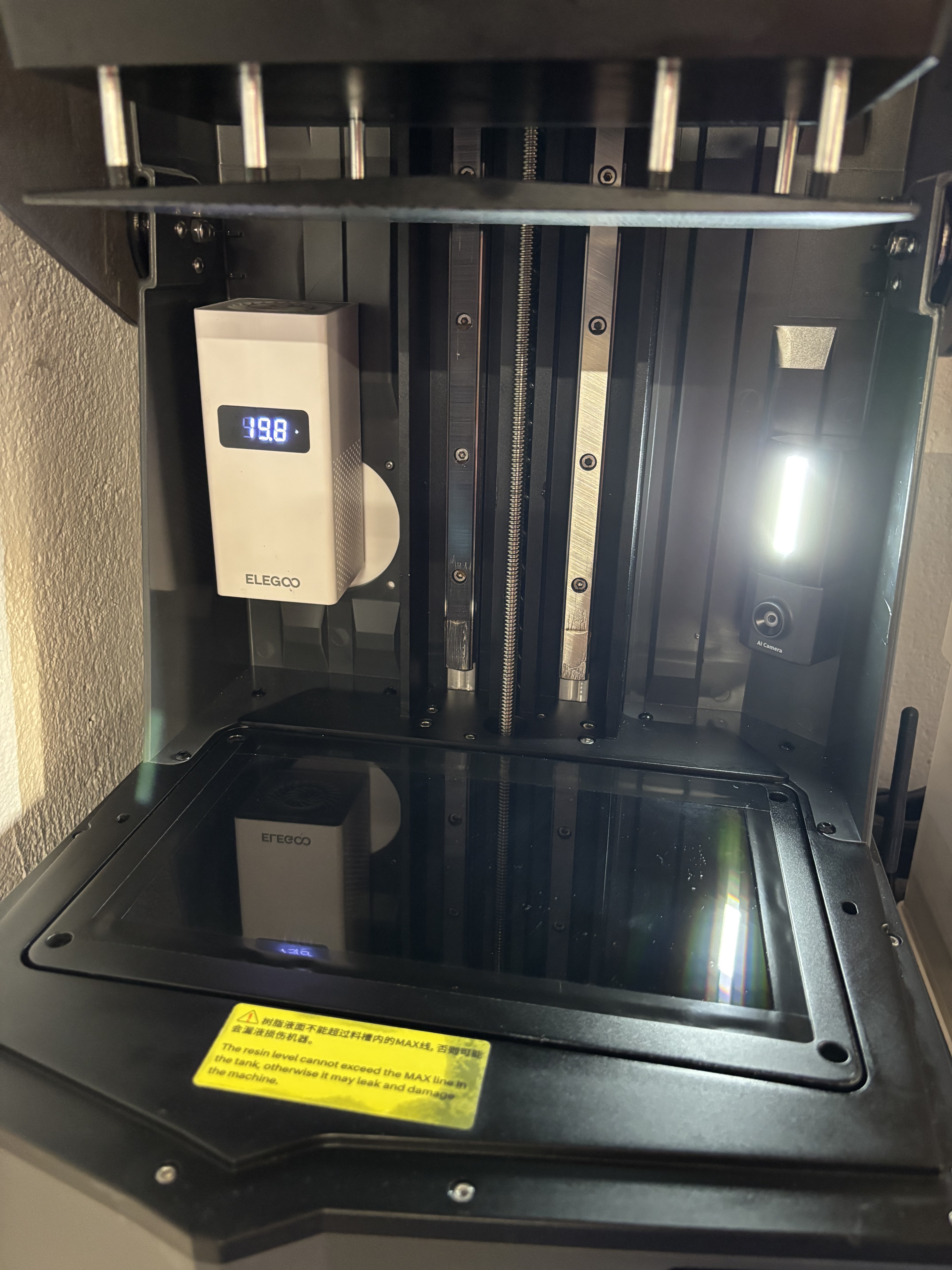 Elegoo Saturn 4 Ultra LED Mod: Pro Camera Light 3D model